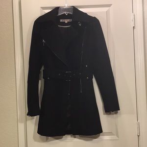 Kenneth Cole trench coat, black, size 2